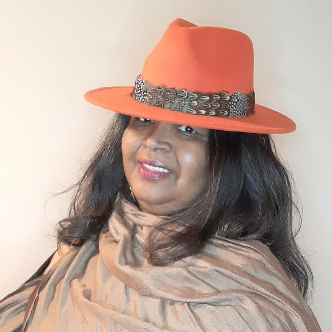 Fedora Orange Hat